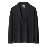 Summer Men's Sun Protection Clothing Seamless Seam-Sealed Long-Sleeved Suit Jacket Elastic Casual Breathable Jacket